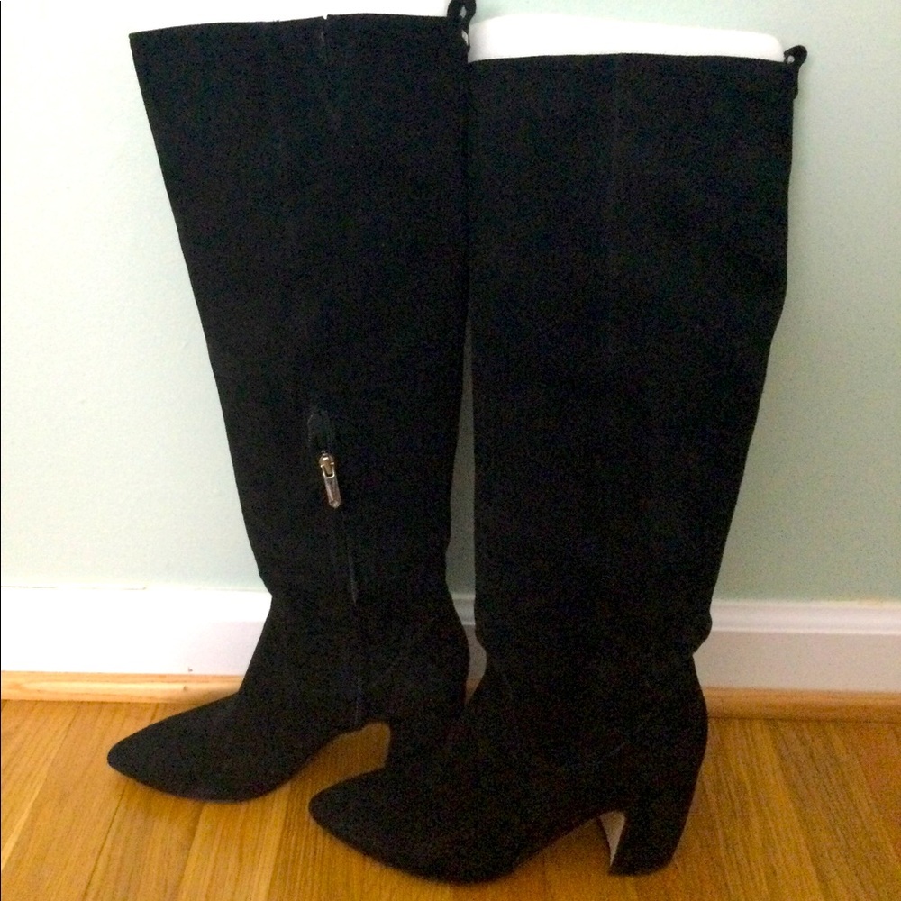 Sam Edelman Hai black suede boot